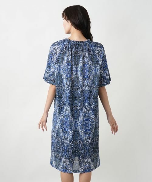 Leilian PLUS HOUSE / レリアンプラスハウス ドレス | プリントフレアワンピース【Leilian WHITE LABEL】 | 詳細9