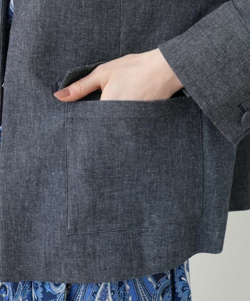 Leilian PLUS HOUSE / レリアンプラスハウス テーラードジャケット | ノーカラージャケット【Leilian WHITE LABEL】 | 詳細10