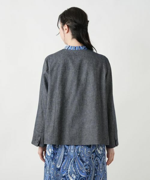 Leilian PLUS HOUSE / レリアンプラスハウス テーラードジャケット | ノーカラージャケット【Leilian WHITE LABEL】 | 詳細6