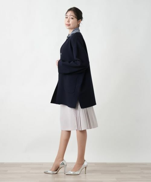 Leilian PLUS HOUSE / レリアンプラスハウス その他アウター | ノーカラーコート【Leilian WHITE LABEL】 | 詳細2