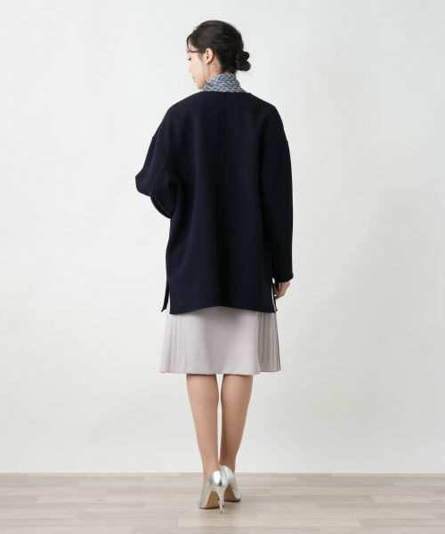 Leilian PLUS HOUSE / レリアンプラスハウス その他アウター | ノーカラーコート【Leilian WHITE LABEL】 | 詳細3