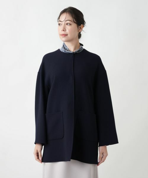 Leilian PLUS HOUSE / レリアンプラスハウス その他アウター | ノーカラーコート【Leilian WHITE LABEL】 | 詳細4