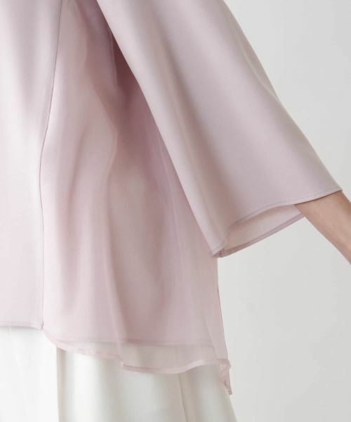 Leilian PLUS HOUSE / レリアンプラスハウス シャツ・ブラウス | 【店舗人気】チュール切替ブラウス【BOURGE】 | 詳細14