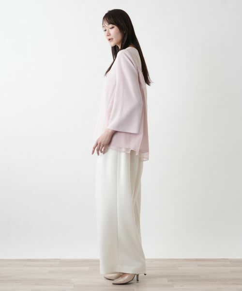 Leilian PLUS HOUSE / レリアンプラスハウス シャツ・ブラウス | 【店舗人気】チュール切替ブラウス【BOURGE】 | 詳細5