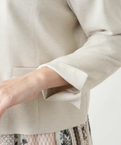 Leilian PLUS HOUSE / レリアンプラスハウス テーラードジャケット | 【店舗人気】ノーカラージャケット【BOURGE】 | 詳細11