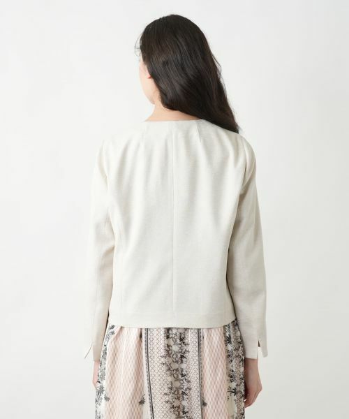 Leilian PLUS HOUSE / レリアンプラスハウス テーラードジャケット | 【店舗人気】ノーカラージャケット【BOURGE】 | 詳細6