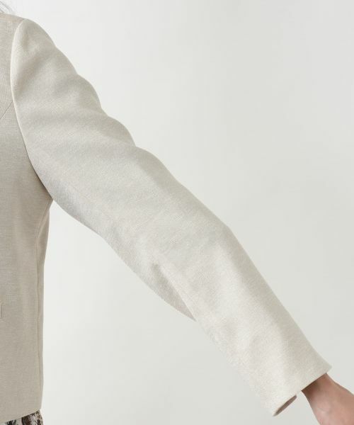 Leilian PLUS HOUSE / レリアンプラスハウス テーラードジャケット | 【店舗人気】ノーカラージャケット【BOURGE】 | 詳細9