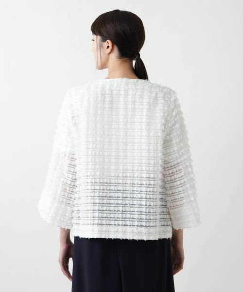 Leilian PLUS HOUSE / レリアンプラスハウス テーラードジャケット | 【店舗人気】ノーカラージャケット【BOURGE】 | 詳細9