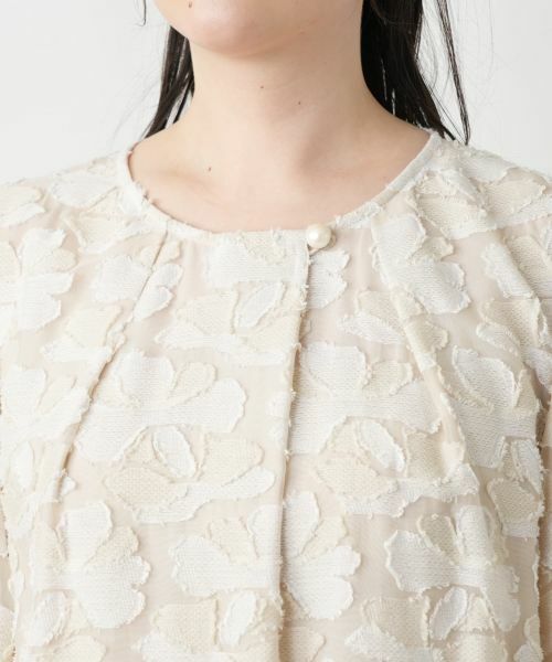 Leilian PLUS HOUSE / レリアンプラスハウス シャツ・ブラウス | 【店舗人気】フラワーモチーフブラウス【BOURGE】 | 詳細10