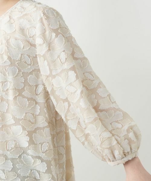 Leilian PLUS HOUSE / レリアンプラスハウス シャツ・ブラウス | 【店舗人気】フラワーモチーフブラウス【BOURGE】 | 詳細12