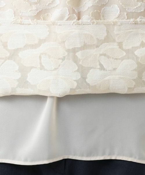 Leilian PLUS HOUSE / レリアンプラスハウス シャツ・ブラウス | 【店舗人気】フラワーモチーフブラウス【BOURGE】 | 詳細16