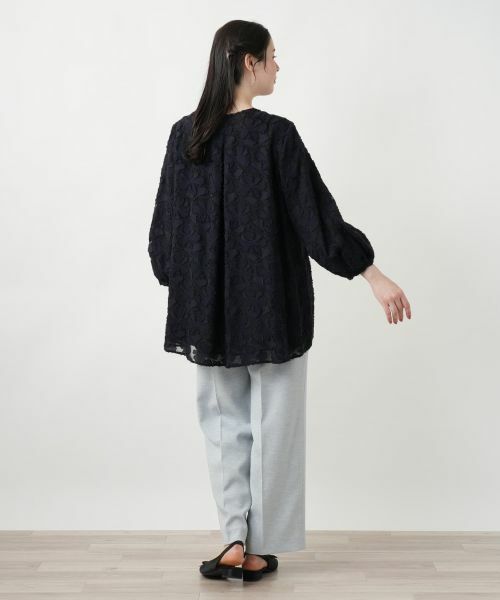 Leilian PLUS HOUSE / レリアンプラスハウス シャツ・ブラウス | 【店舗人気】フラワーモチーフブラウス【BOURGE】 | 詳細3