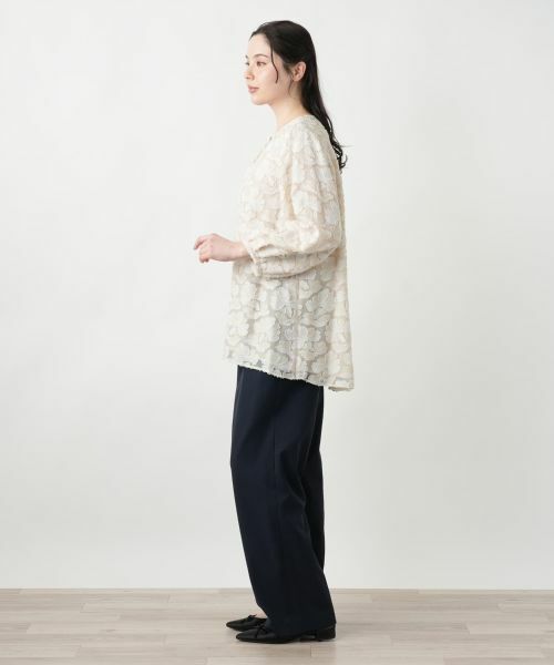 Leilian PLUS HOUSE / レリアンプラスハウス シャツ・ブラウス | 【店舗人気】フラワーモチーフブラウス【BOURGE】 | 詳細5