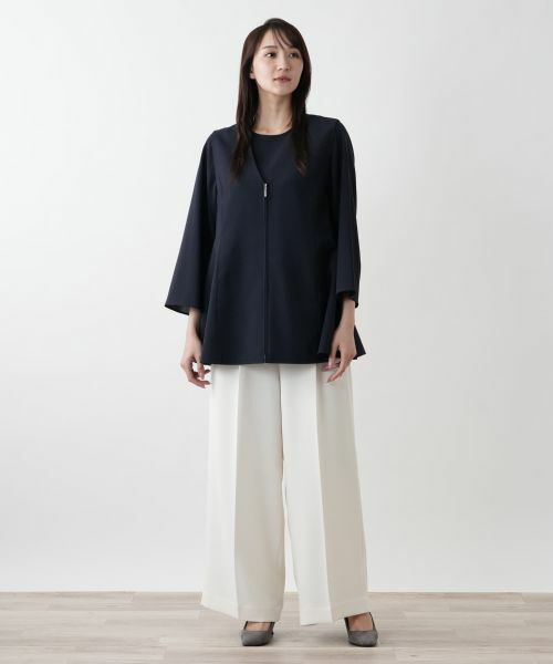 Leilian PLUS HOUSE / レリアンプラスハウス テーラードジャケット | 【店舗人気】Vネックベスト【BOURGE】 | 詳細1