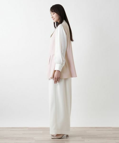 Leilian PLUS HOUSE / レリアンプラスハウス テーラードジャケット | 【店舗人気】Vネックベスト【BOURGE】 | 詳細5