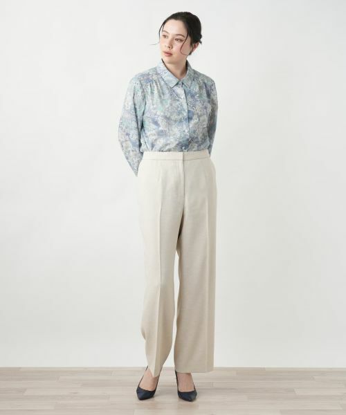 Leilian PLUS HOUSE / レリアンプラスハウス その他パンツ | 【店舗人気】センタープレスパンツ【BOURGE】 | 詳細1