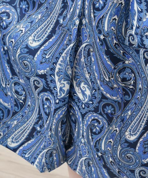Leilian PLUS HOUSE / レリアンプラスハウス ドレス | 【店舗人気】ペイズリーシャツワンピース【ROCHAS Premiere】【RATTI】 | 詳細15