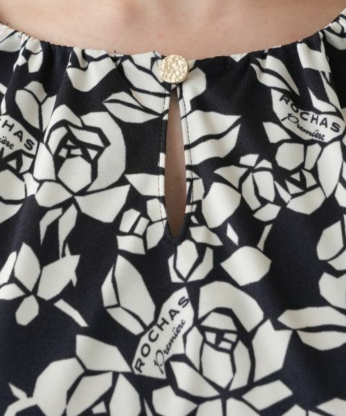 Leilian PLUS HOUSE / レリアンプラスハウス ドレス | 【店舗人気】プリントフレアワンピース【ROCHAS Premiere】 | 詳細12
