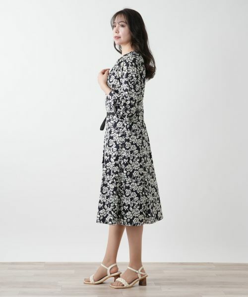 Leilian PLUS HOUSE / レリアンプラスハウス ドレス | 【店舗人気】プリントフレアワンピース【ROCHAS Premiere】 | 詳細2