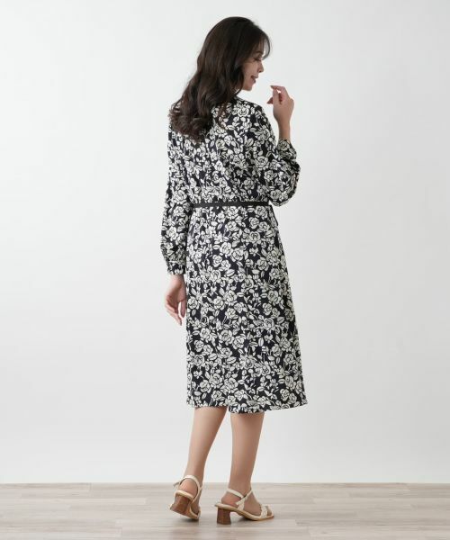 Leilian PLUS HOUSE / レリアンプラスハウス ドレス | 【店舗人気】プリントフレアワンピース【ROCHAS Premiere】 | 詳細3