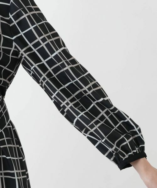 Leilian PLUS HOUSE / レリアンプラスハウス ドレス | 【店舗人気】チェックフレアワンピース【ROCHAS Premiere】【RATTI】 | 詳細10