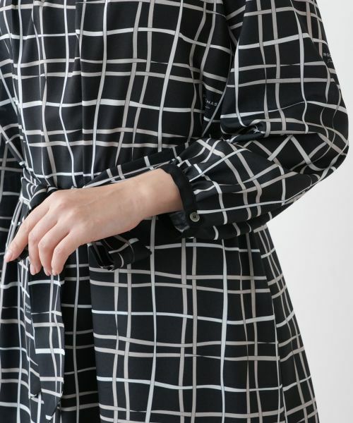 Leilian PLUS HOUSE / レリアンプラスハウス ドレス | 【店舗人気】チェックフレアワンピース【ROCHAS Premiere】【RATTI】 | 詳細11