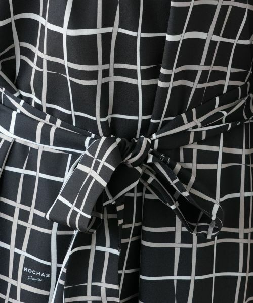 Leilian PLUS HOUSE / レリアンプラスハウス ドレス | 【店舗人気】チェックフレアワンピース【ROCHAS Premiere】【RATTI】 | 詳細14