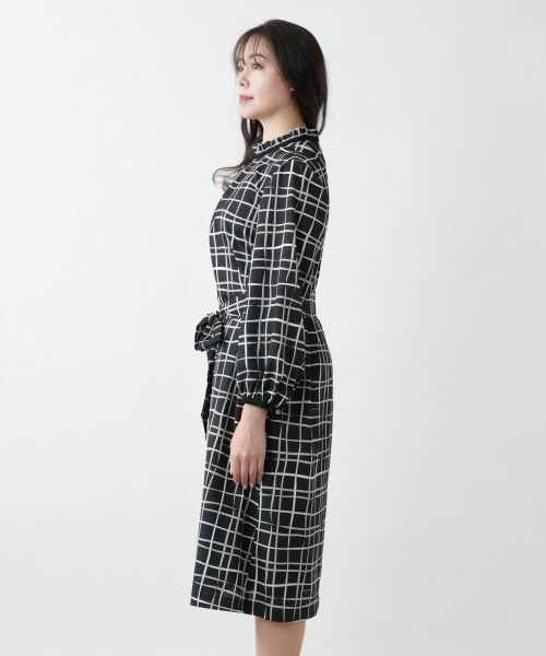 Leilian PLUS HOUSE / レリアンプラスハウス ドレス | 【店舗人気】チェックフレアワンピース【ROCHAS Premiere】【RATTI】 | 詳細6