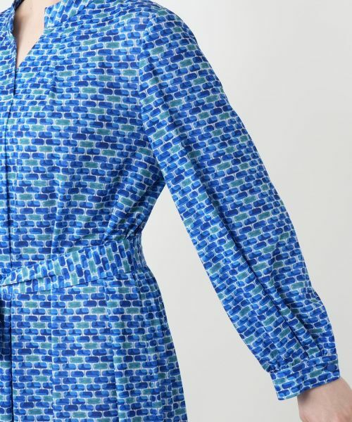 Leilian PLUS HOUSE / レリアンプラスハウス ドレス | プリントスキッパーフレアワンピース【ROCHAS Premiere】 | 詳細11