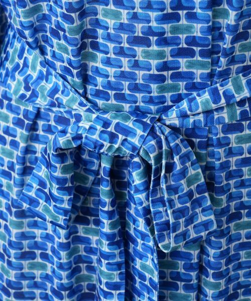 Leilian PLUS HOUSE / レリアンプラスハウス ドレス | プリントスキッパーフレアワンピース【ROCHAS Premiere】 | 詳細13