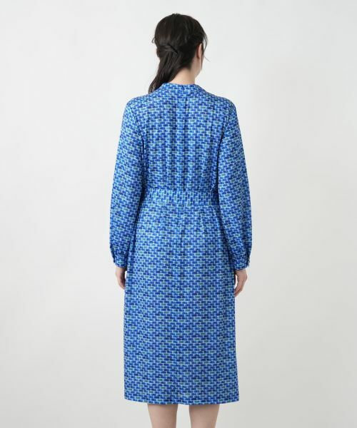 Leilian PLUS HOUSE / レリアンプラスハウス ドレス | プリントスキッパーフレアワンピース【ROCHAS Premiere】 | 詳細6