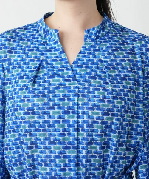 Leilian PLUS HOUSE / レリアンプラスハウス ドレス | プリントスキッパーフレアワンピース【ROCHAS Premiere】 | 詳細8