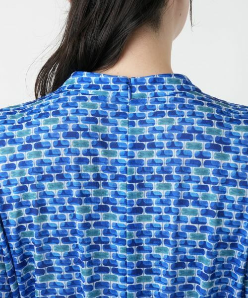 Leilian PLUS HOUSE / レリアンプラスハウス ドレス | プリントスキッパーフレアワンピース【ROCHAS Premiere】 | 詳細9