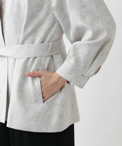 Leilian PLUS HOUSE / レリアンプラスハウス テーラードジャケット | 【店舗人気】ベルトジャケット【ROCHAS Premiere】 | 詳細11