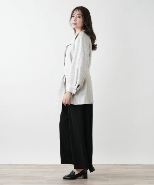 Leilian PLUS HOUSE / レリアンプラスハウス テーラードジャケット | 【店舗人気】ベルトジャケット【ROCHAS Premiere】 | 詳細2