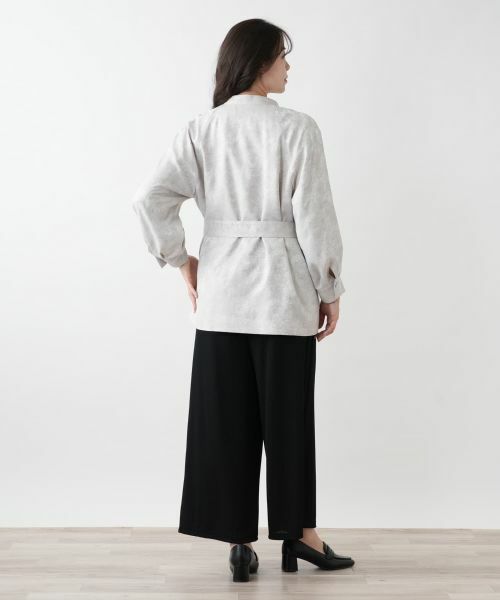 Leilian PLUS HOUSE / レリアンプラスハウス テーラードジャケット | 【店舗人気】ベルトジャケット【ROCHAS Premiere】 | 詳細3