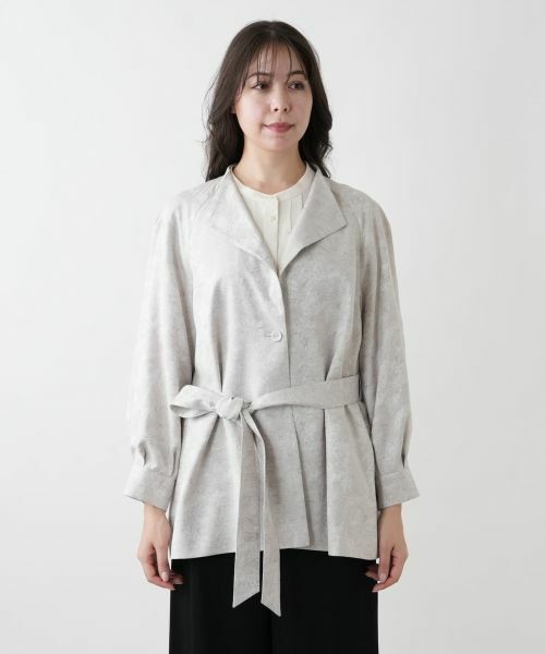 Leilian PLUS HOUSE / レリアンプラスハウス テーラードジャケット | 【店舗人気】ベルトジャケット【ROCHAS Premiere】 | 詳細5