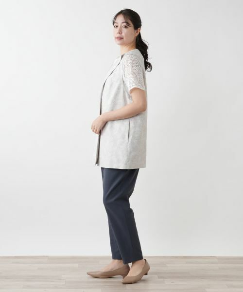 Leilian PLUS HOUSE / レリアンプラスハウス テーラードジャケット | 【店舗人気】ラペルドベスト【ROCHAS Premiere】 | 詳細2