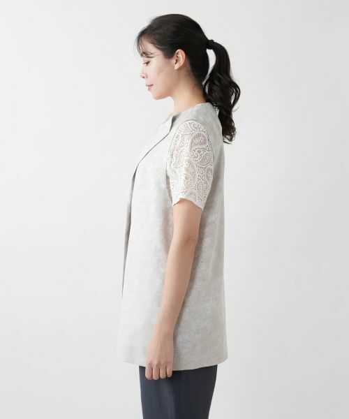 Leilian PLUS HOUSE / レリアンプラスハウス テーラードジャケット | 【店舗人気】ラペルドベスト【ROCHAS Premiere】 | 詳細5