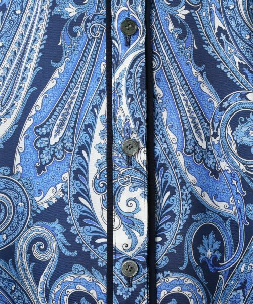 Leilian PLUS HOUSE / レリアンプラスハウス シャツ・ブラウス | 【店舗人気】ペイズリー柄バンドカラーブラウス | 詳細13