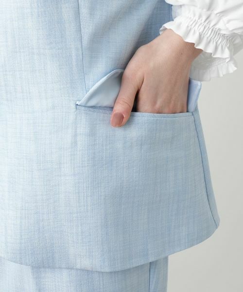 Leilian PLUS HOUSE / レリアンプラスハウス テーラードジャケット | Vネックベスト【ROCHAS Premiere】 | 詳細10