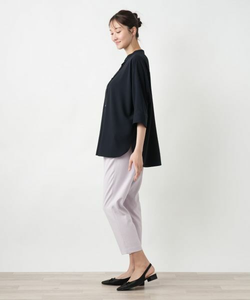 Leilian PLUS HOUSE / レリアンプラスハウス シャツ・ブラウス | 【店舗人気】バンドカラーブラウス【ROCHAS Premiere】 | 詳細5