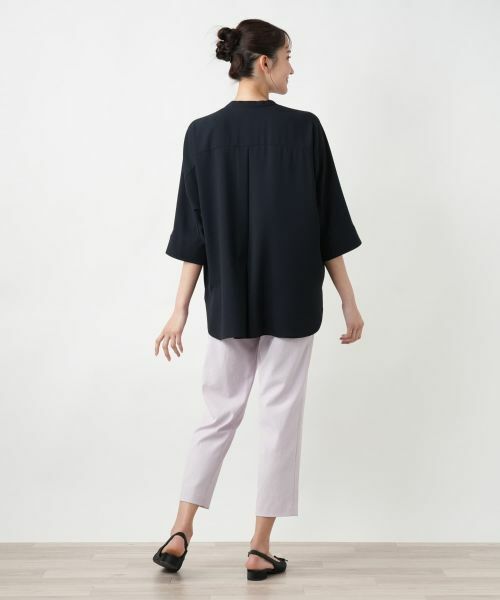 Leilian PLUS HOUSE / レリアンプラスハウス シャツ・ブラウス | 【店舗人気】バンドカラーブラウス【ROCHAS Premiere】 | 詳細6