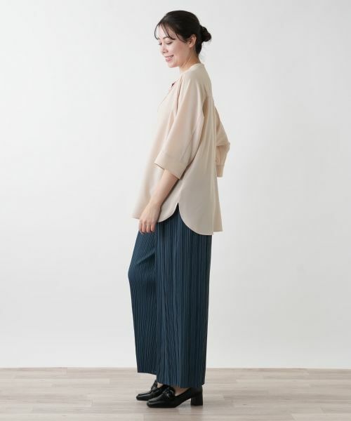 Leilian PLUS HOUSE / レリアンプラスハウス シャツ・ブラウス | 【店舗人気】バンドカラーブラウス【ROCHAS Premiere】 | 詳細8