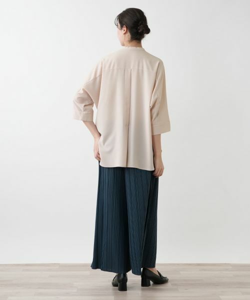 Leilian PLUS HOUSE / レリアンプラスハウス シャツ・ブラウス | 【店舗人気】バンドカラーブラウス【ROCHAS Premiere】 | 詳細9