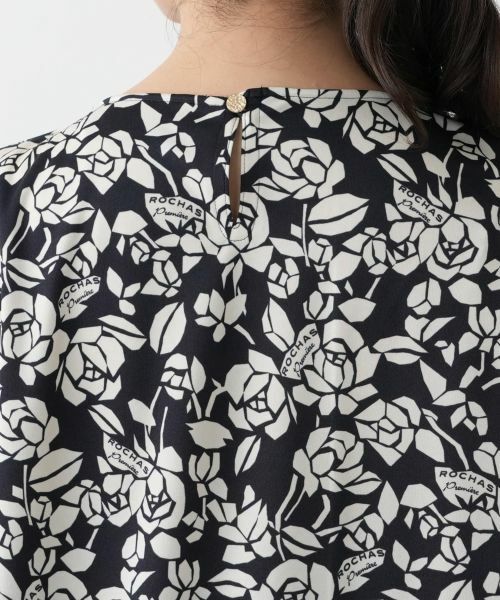 Leilian PLUS HOUSE / レリアンプラスハウス シャツ・ブラウス | 【店舗人気】プリントタックブラウス【ROCHAS Premiere】 | 詳細8