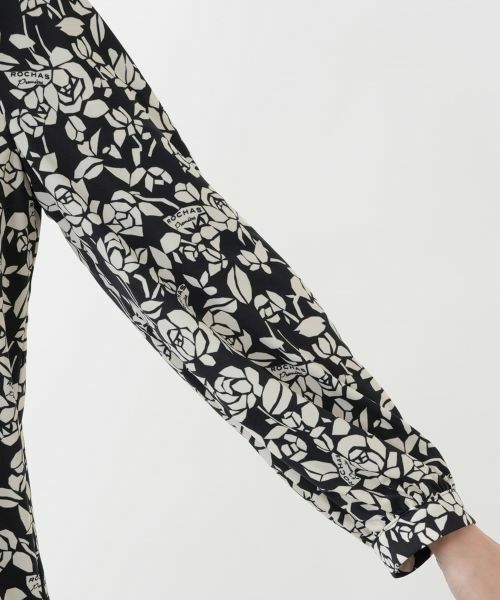 Leilian PLUS HOUSE / レリアンプラスハウス シャツ・ブラウス | 【店舗人気】プリントタックブラウス【ROCHAS Premiere】 | 詳細9