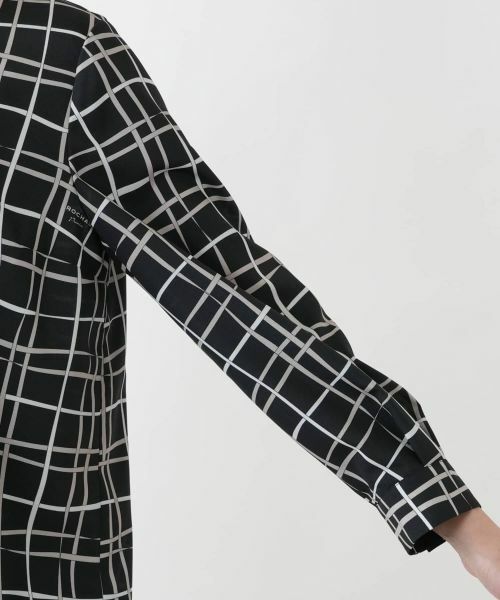 Leilian PLUS HOUSE / レリアンプラスハウス シャツ・ブラウス | 【店舗人気】チェックバンドカラーブラウス【ROCHAS Premiere】【RATTI】 | 詳細9