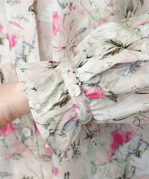 Leilian PLUS HOUSE / レリアンプラスハウス シャツ・ブラウス | 【店舗人気】花柄ボウタイブラウス【ROCHAS Premiere】【ERICA】 | 詳細12