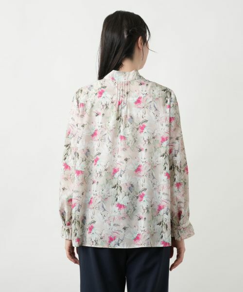 Leilian PLUS HOUSE / レリアンプラスハウス シャツ・ブラウス | 【店舗人気】花柄ボウタイブラウス【ROCHAS Premiere】【ERICA】 | 詳細6